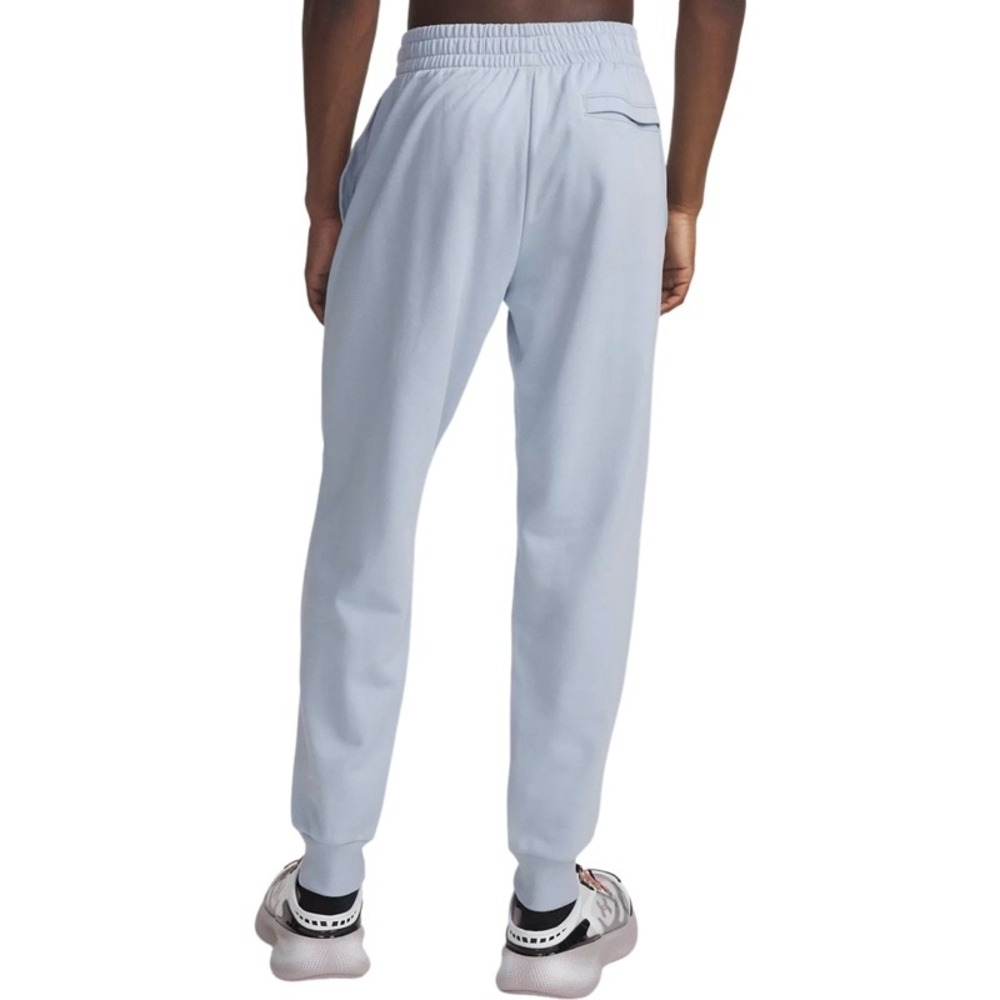 UNDER ARMOUR NEW Large Rival Fleece Joggers Blue Tapered‎ Athletic Sweatpants